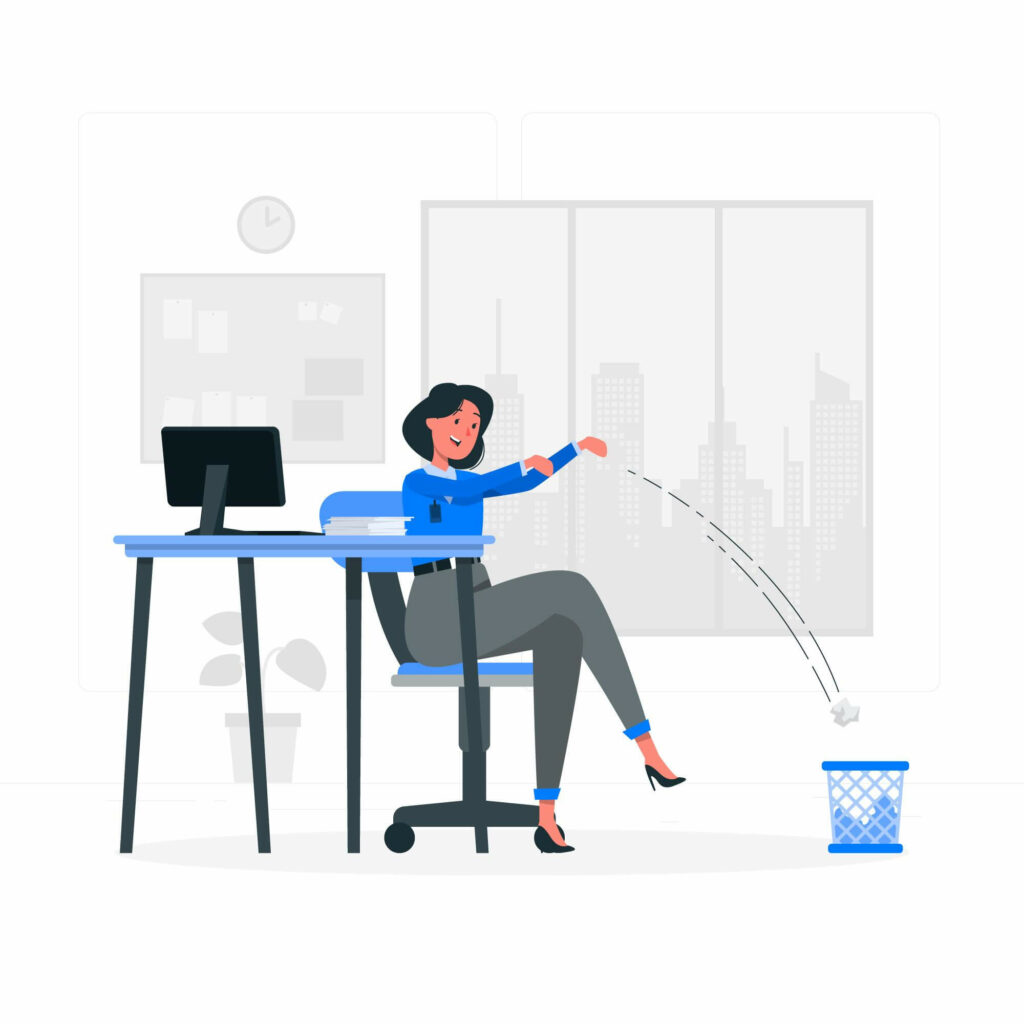 assurance vie jetée à la poubelle